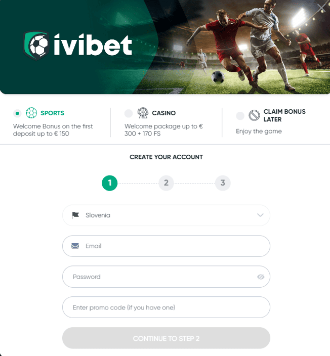 Kako se registrirati pri IviBet v Sloveniji